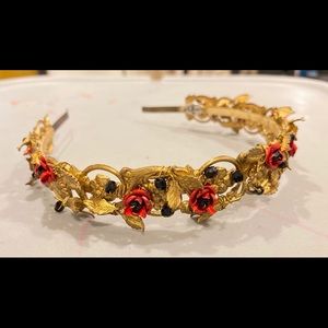 Eugenia Kim Gold Rose Headband